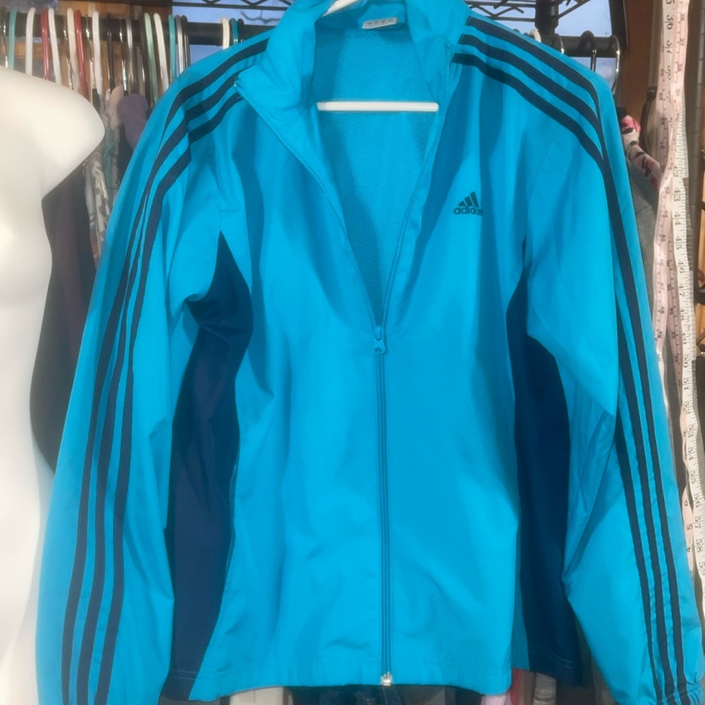 Adidas rain jacket EUC
